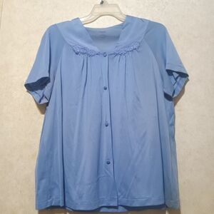 Blue Women's Pajama Top